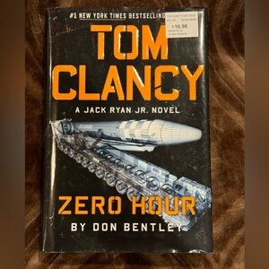 Tom Clancy hard back book  Zero Hour by Don Bentley